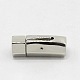 Column Smooth 304 Stainless Steel Magnetic Clasps Bayonet Clasps UK-STAS-A019-1A-K-1
