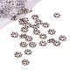 Tibetan Style Alloy Daisy Spacer Beads UK-X-LF1022Y-NF-5