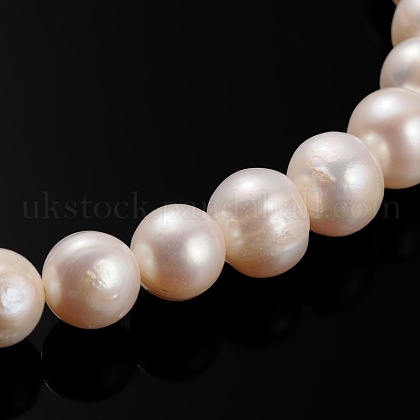 Natural Cultured Freshwater Pearl Beads Strands UK-PEAR-E002-31-1