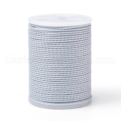 Round Waxed Polyester Cord UK-YC-G006-01-1.0mm-33-1