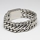 Fashionable Retro 316 Stainless Steel Chunky Curb Chain Bracelets UK-BJEW-F048-13-1