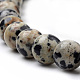 Natural Dalmatian Jasper Beads Strands UK-G-S259-24-8mm-3