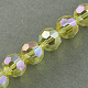 Electroplate Glass Beads Strands UK-EGLA-R016-6mm-23-2
