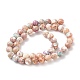 Natural Imperial Jasper Beads Strands UK-G-E358-8m-01-3