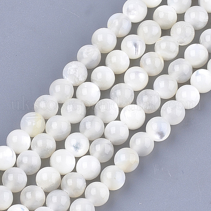Natural White Shell Beads UK-X-SHEL-T012-49C-1