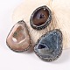 Dyed Nuggets Natural Agate Big Pendants UK-G-P129-01-1