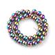 Electroplate Glass Beads Strands UK-EGLA-R047-4mm-02-2