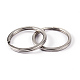 304 Stainless Steel Split Key Rings UK-STAS-L176-20-2