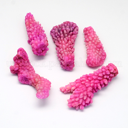 Dyed Natural Coral Beads UK-CORA-Q027-01-K-1