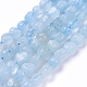 Natural Aquamarine Beads Strands UK-G-P433-06B-2