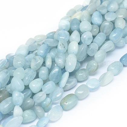 Natural Aquamarine Beads Strands UK-G-D0004-A02-04-1