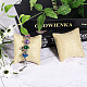 Kraft Hemp Pillow Holder for Jewelry Bracelet & Watch Displays UK-BDIS-WH0002-01-5