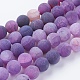 Natural Weathered Agate Beads Strands UK-G-G589-8mm-06-1