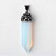 Pencil Opalite Point Pendants&nbsp;UK-G-K098-I-02-2