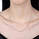 925 Sterling Silver Chain Necklaces UK-NJEW-BB30123-16-5