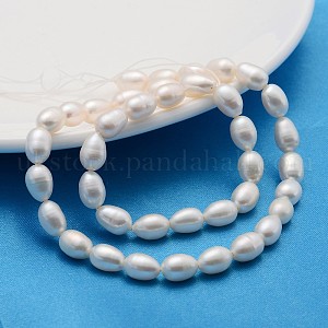 Natural Cultured Freshwater Pearl Beads Strands UK-X-PEAR-L001-15