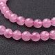 Natural Rose Quartz Beads Strands UK-GSR6mmC034-3