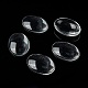 Transparent Oval Glass Cabochons UK-GGLA-R022-30x22-5