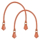 Cowhide Leather Cord Bag Handles UK-FIND-WH0046-02A-1