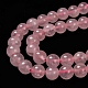 Natural  Rose Quartz Beads Strands UK-G-L104-8mm-01-3