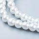 Glass Pearl Beads Strands UK-HY-8D-B01-3
