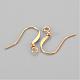 Brass French Earring Hooks UK-X-KK-Q369-G-2