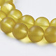 Frosted Glass Bead Strands UK-X-G07HW057-3