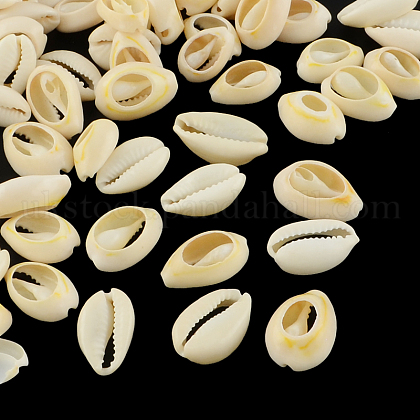 Natural Mixed Cowrie Shell Beads UK-X-BSHE-S053-01-1