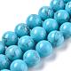 Synethetic Turquoise Beads Strands UK-TURQ-H063-8mm-1-1