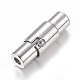 Smooth 304 Stainless Steel Magnetic Screw Clasps UK-STAS-H019-K-2