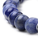 Natural South Africa Sodalite Beads Strands UK-G-S259-35-8mm-3