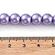 Baking Painted Pearlized Glass Pearl Round Bead Strands UK-HY-Q330-8mm-27-4