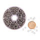 304 Stainless Steel Split Rings Split Rings Outer Diameter 5-8mm for Jewelry Making UK-STAS-PH0004-02-3