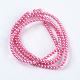 Glass Pearl Beads Strands UK-HY-3D-M-3