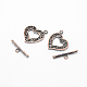 Brass Toggle Clasps&nbsp;UK-X-KK-G323-29R-RS-1