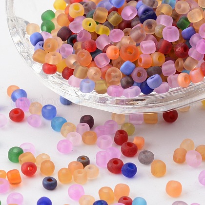 Glass Seed Beads UK-SEED-A008-4mm-1