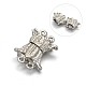 Flower Alloy Magnetic Clasps&nbsp;UK-PALLOY-N0122-03-1