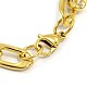 304 Stainless Steel Curb Chain/Twisted Chain Bracelets UK-X-STAS-A028-B104G-2