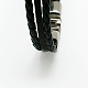 Multi-strand Leather Cord Bracelets UK-BJEW-H220-4-2