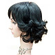 Human Hair Half Hand-woven Wigs UK-OHAR-M015-7333-K-3