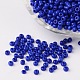 8/0 Opaque Colours Round Glass Seed Beads UK-X-SEED-A010-3mm-48-1