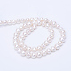 Natural Cultured Freshwater Pearl Beads Strands UK-PEAR-R063-01-2
