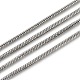 304 Stainless Steel Round Snake Chains UK-CHS-K001-06-1