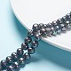 Natural Cultured Freshwater Pearl Beads Strands UK-PEAR-R012-01-2