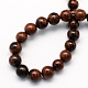 Natural Mahogany Obsidian Round Beads Strands UK-G-S163-10mm-2