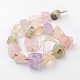 Natural Raw Rough Mixed Gemstone Beads Strands UK-G-D833-16-2