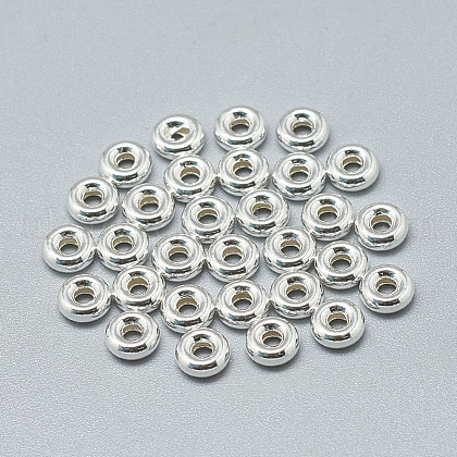 925 Sterling Silver Spacer Beads UK-STER-T002-208S-1