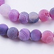 Natural Weathered Agate Beads Strands UK-G-G589-6mm-06-4