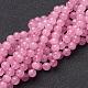 Natural Rose Quartz Beads Strands UK-GSR6mmC034-1