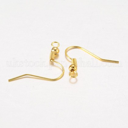 Iron Earring Hooks UK-E135-G-1